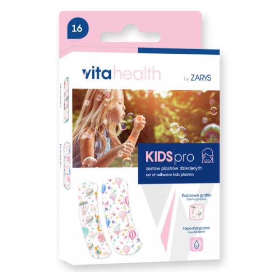 VitaHealth – KIDSpro náplast s dětským motivem pro HOLKY 16ks