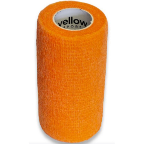 yellowBAND kohezivní bandáž 5cm x 4,5m, razící oranžová (12ks/bal)(288ks/kart) 