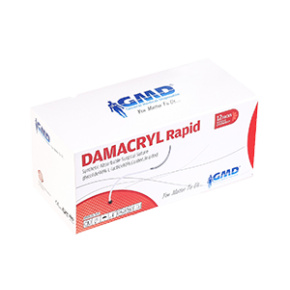 DAMACRYL RAPID USP 5-0/75cm/jehla 17mm, 1/2kruh, taper point PGLAR odbarvená (12ks/bal)